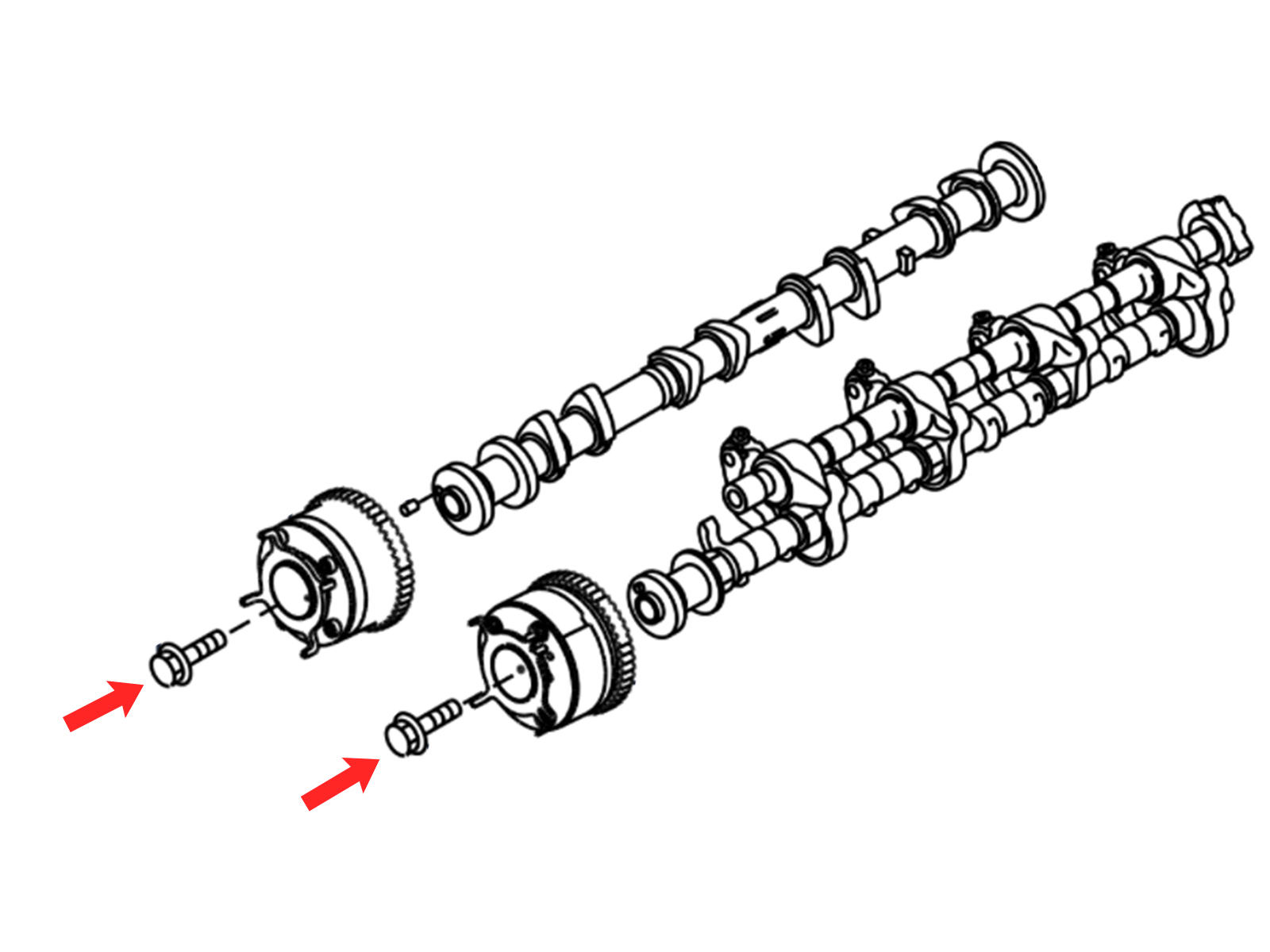 OEM '16+ Nissan Titan Camshaft Sprocket Bolt