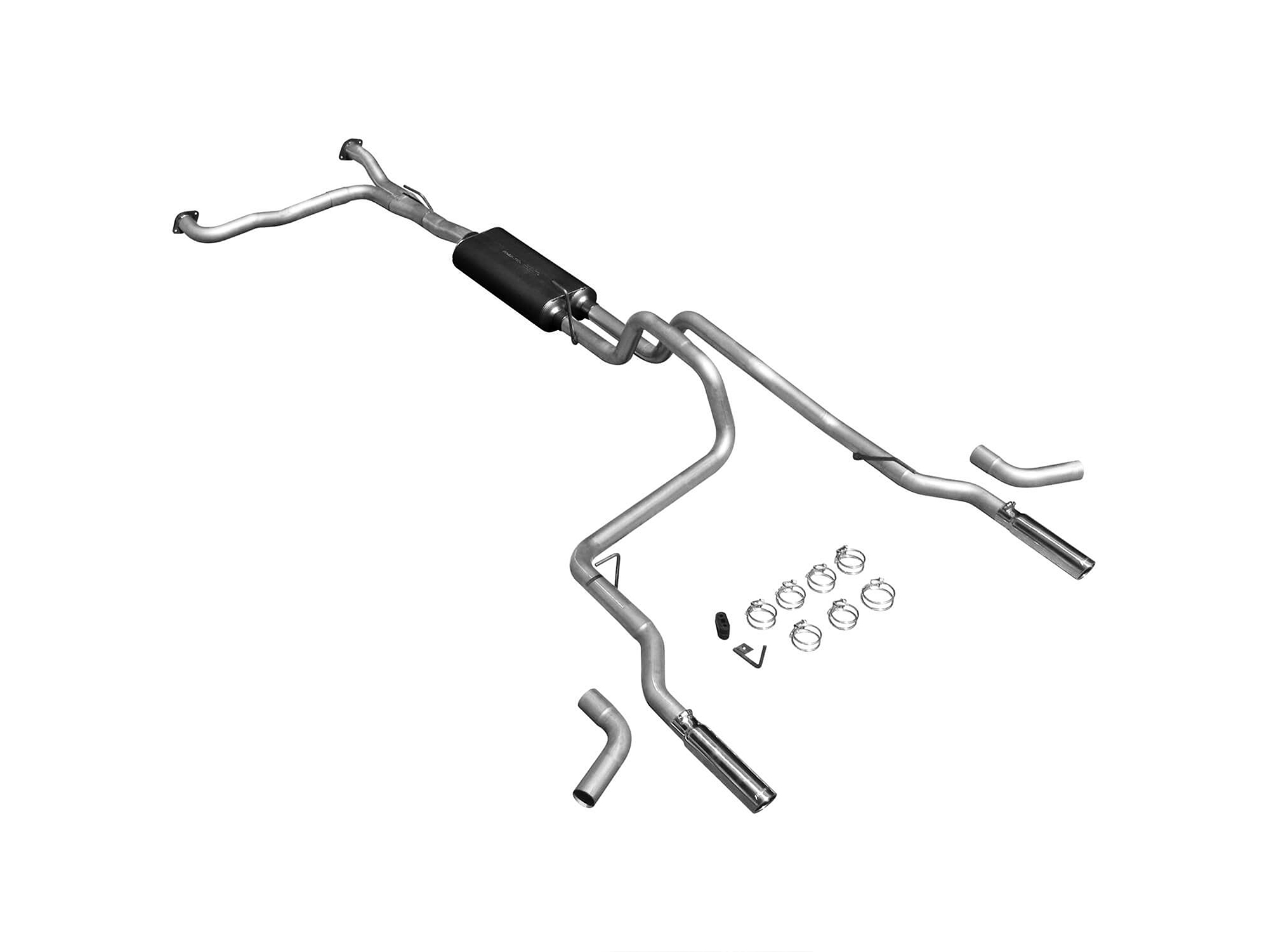 Flowmaster 04 15 Titan American Thunder Cat Back Dual Exhaust