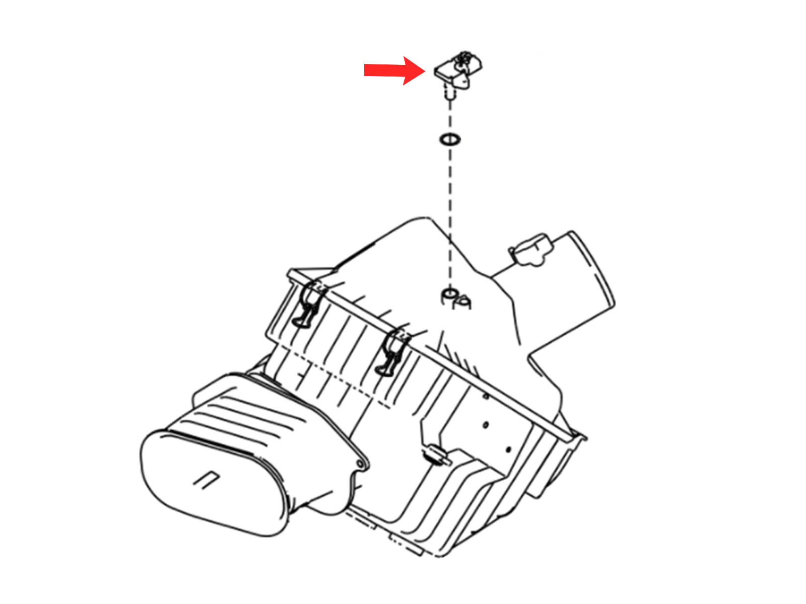 OEM 16 19 Nissan Titan EVAP Canister Pressure Sensor