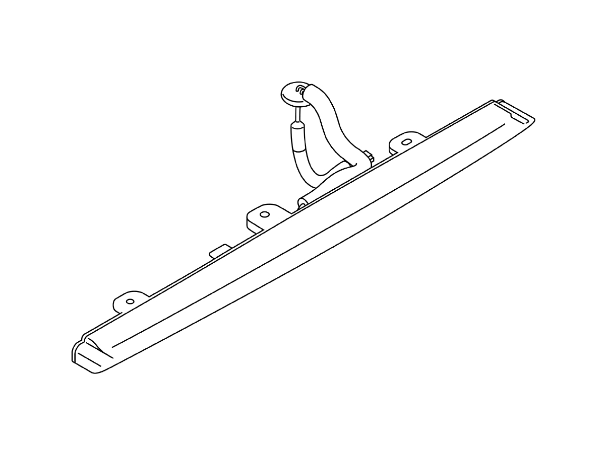 OEM 17 Nissan Armada QX 3rd Brake Light Assembly Z1 Off