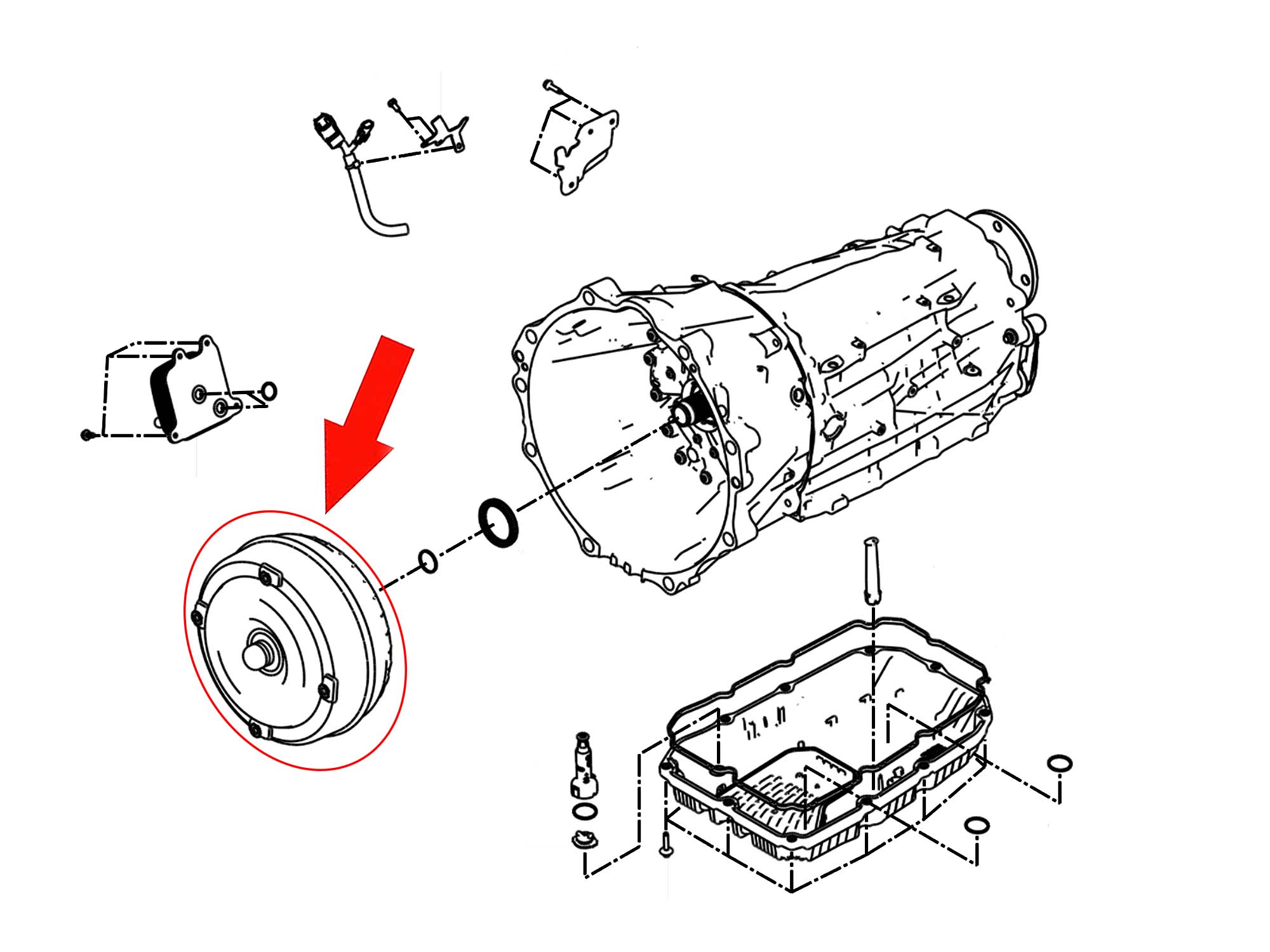 OEM 2022+ Nissan Frontier Torque Converter