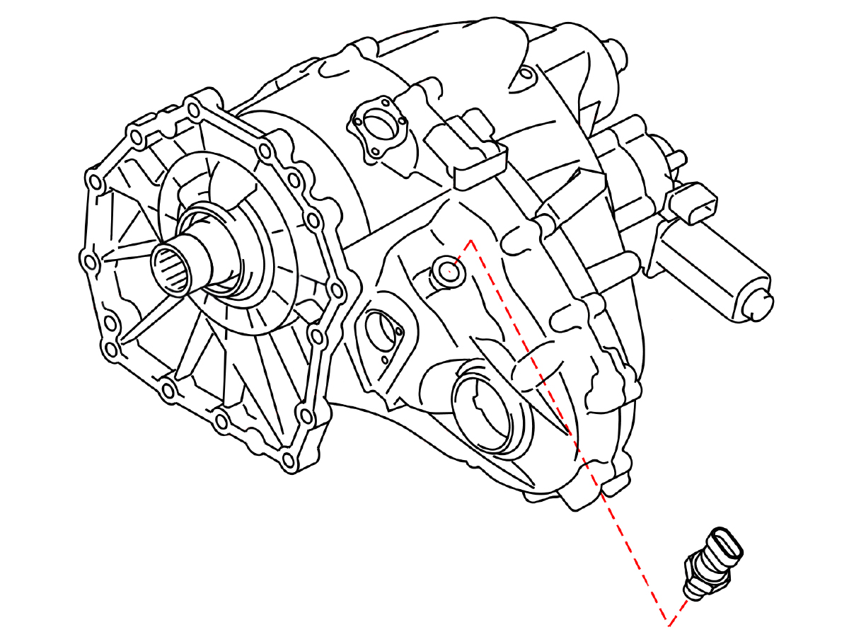 OEM 17 Nissan Armada QX Transfer Case Temperature Sensor Z1