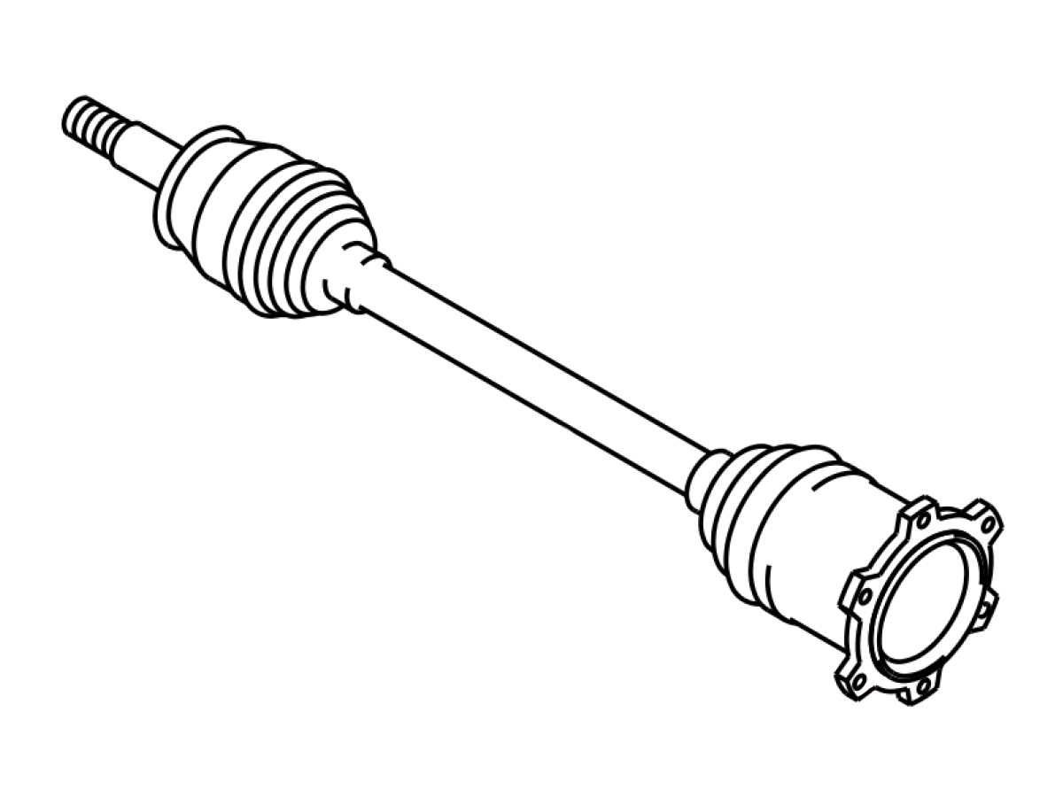 OEM 17 Nissan Armada QX Rear CV Axle Shaft Z1 Off Road