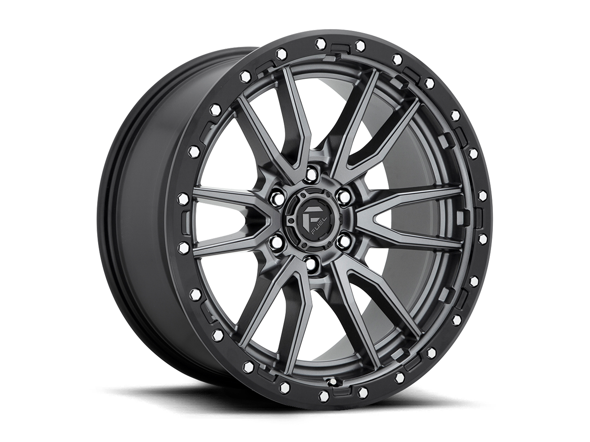 Fuel Off-Road Rebel 6 Single Wheel (6 x 139.7) - Anthracite / Black