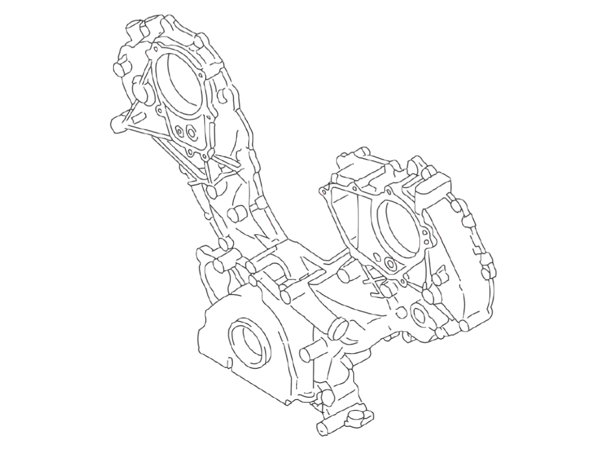 見事な OEM '08-'12 Nissan Pathfinder Front Timing Cover - VK56DE シャツ/ブラウス(半袖/袖なし)