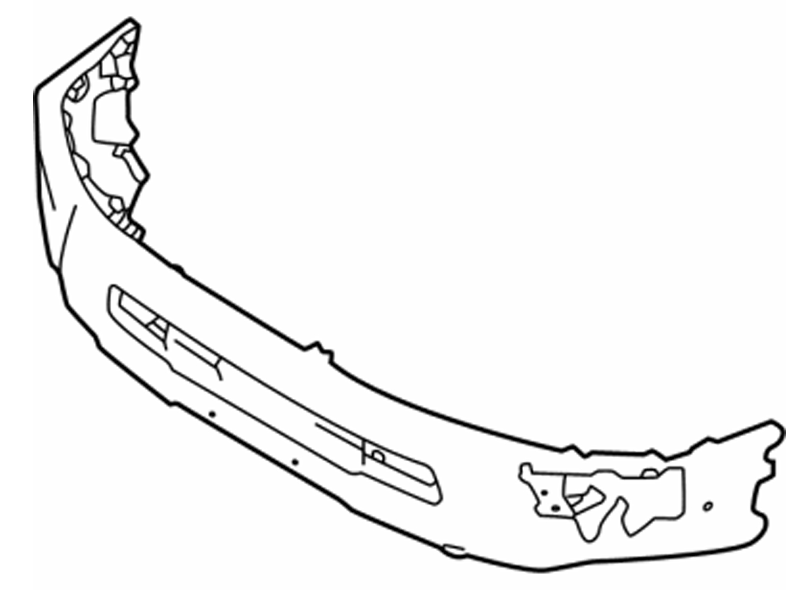Genuine OE Nissan Bumper 62022 ez97b Silver