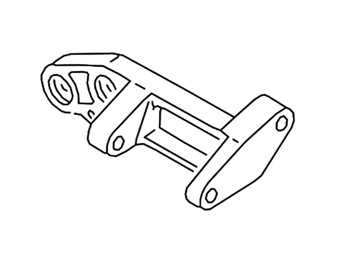 OEM 01 04 Nissan Pathfinder Power Steering Pump Bracket Bolt