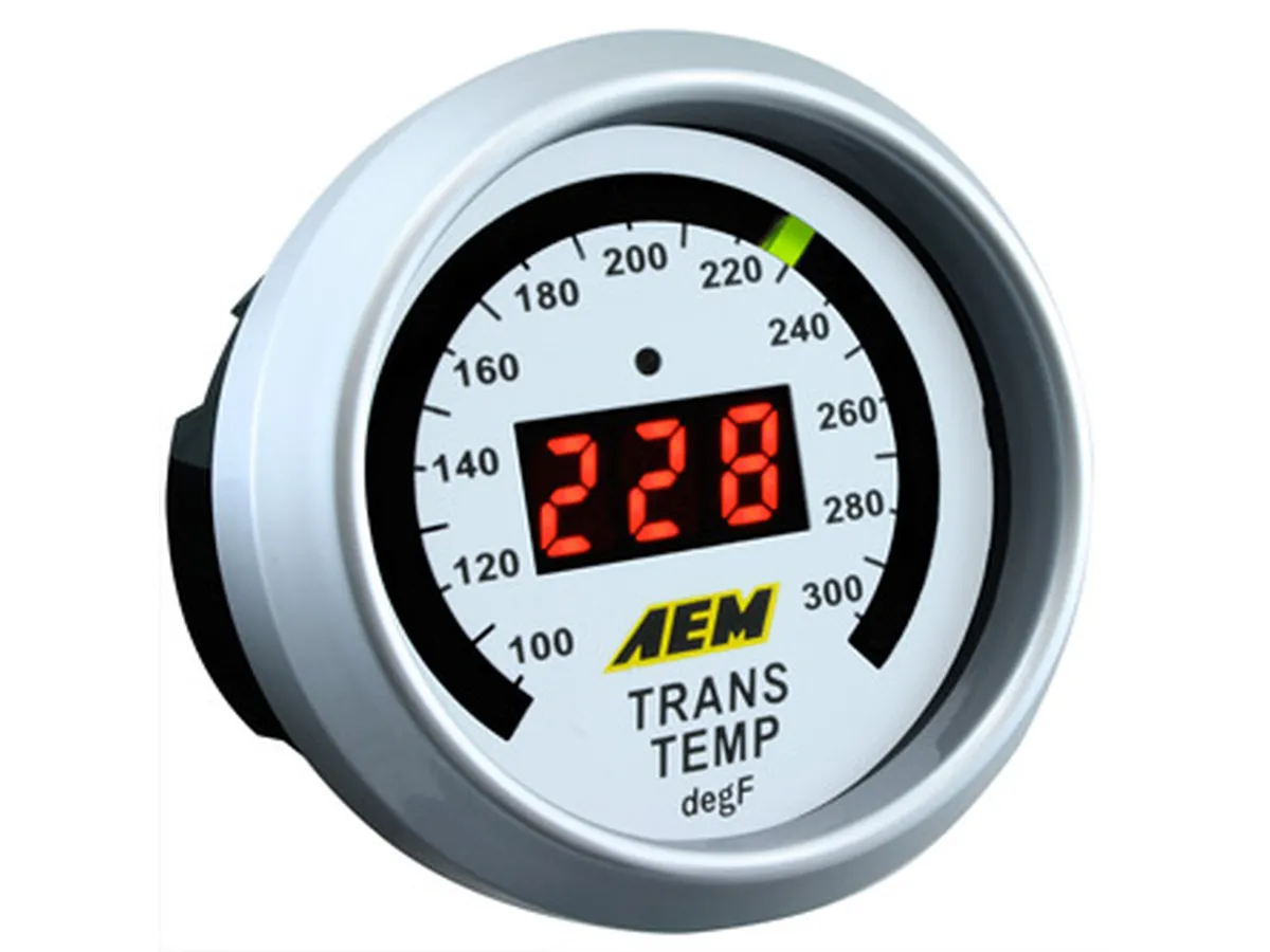 AEM Digital Face Trans Fluid Temperature Gauge Z1 Off Road