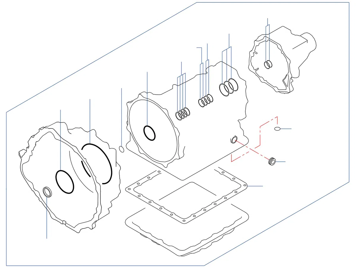 OEM Armada Titan QX56 Transmission Gasket Seal Kit Z1 Off