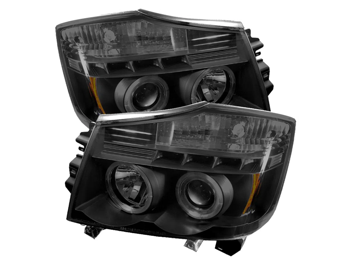 Spyder 04 15 Titan 04 07 Armada LED Projector Headlights