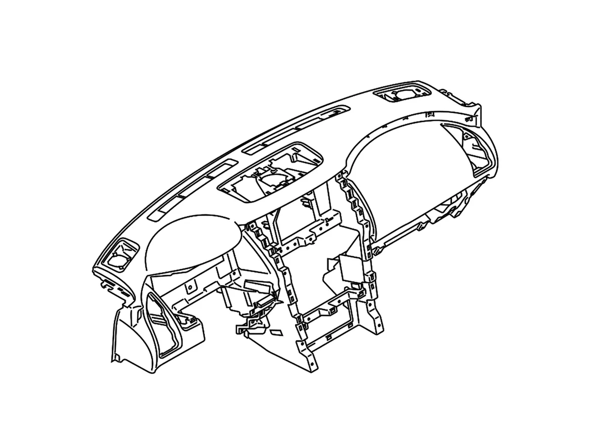 OEM 2021 Nissan Armada Dash Board Assembly S SV SL Z1 Off