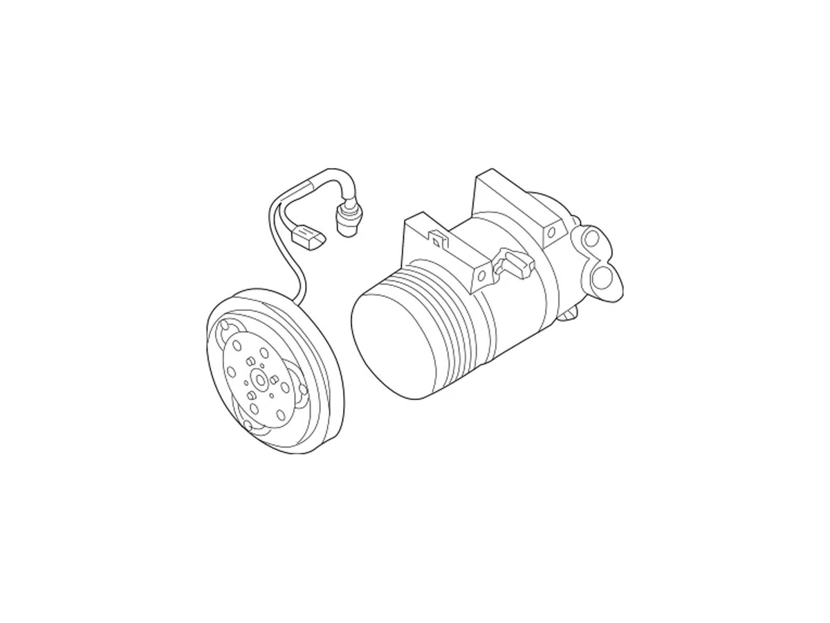 OEM 05 12 Pathfinder A C Compressor VQ40DE Z1 Off Road