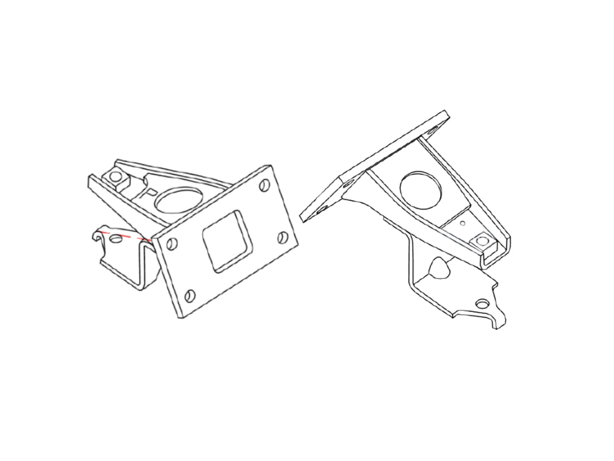 OEM 04 15 Nissan Titan Motor Mount Bracket Driver Z1 Off