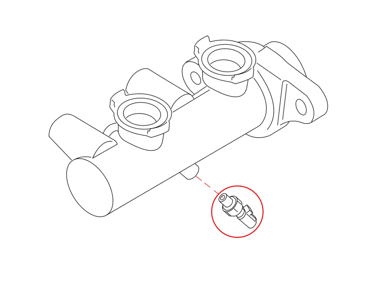 OEM 05 15 Nissan Xterra Brake Fluid Pressure Sensor 2WD Z1