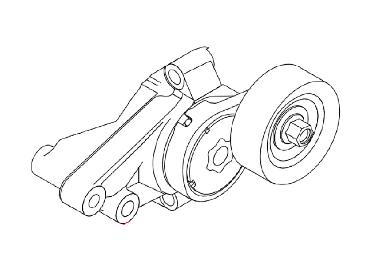 nissan frontier tensioner