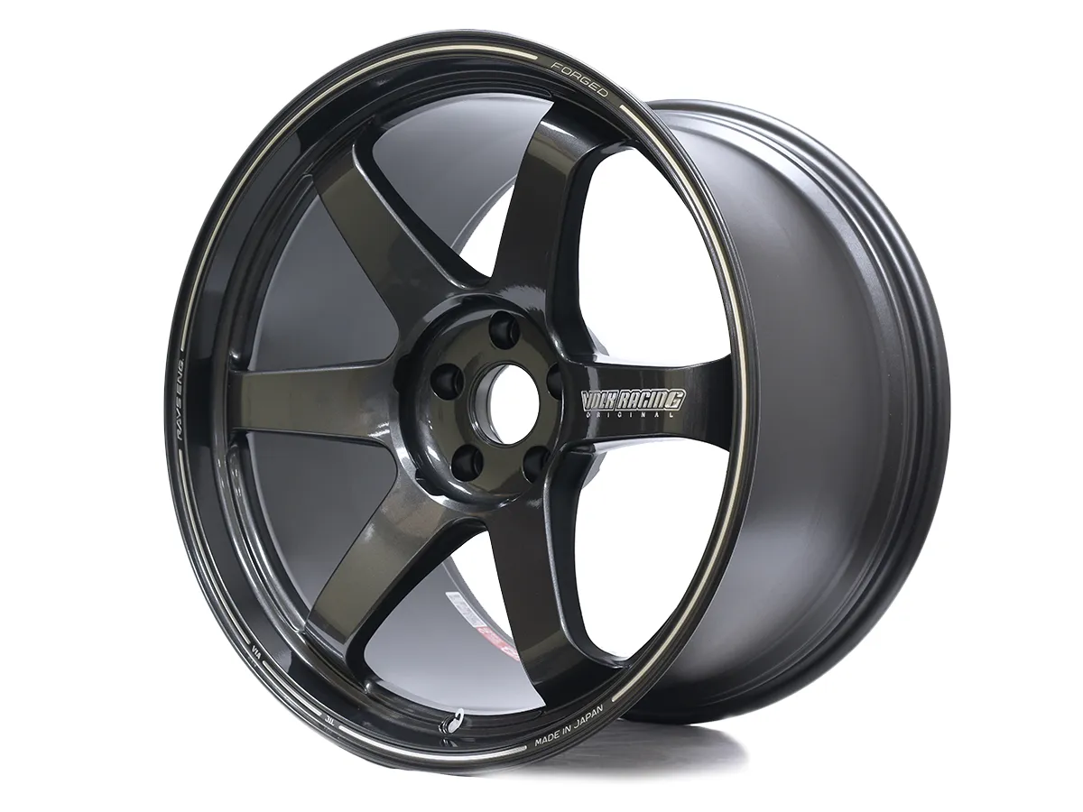 Rays Volk Racing TE37 Large PCD Progressive Single - Dark Gunmetal