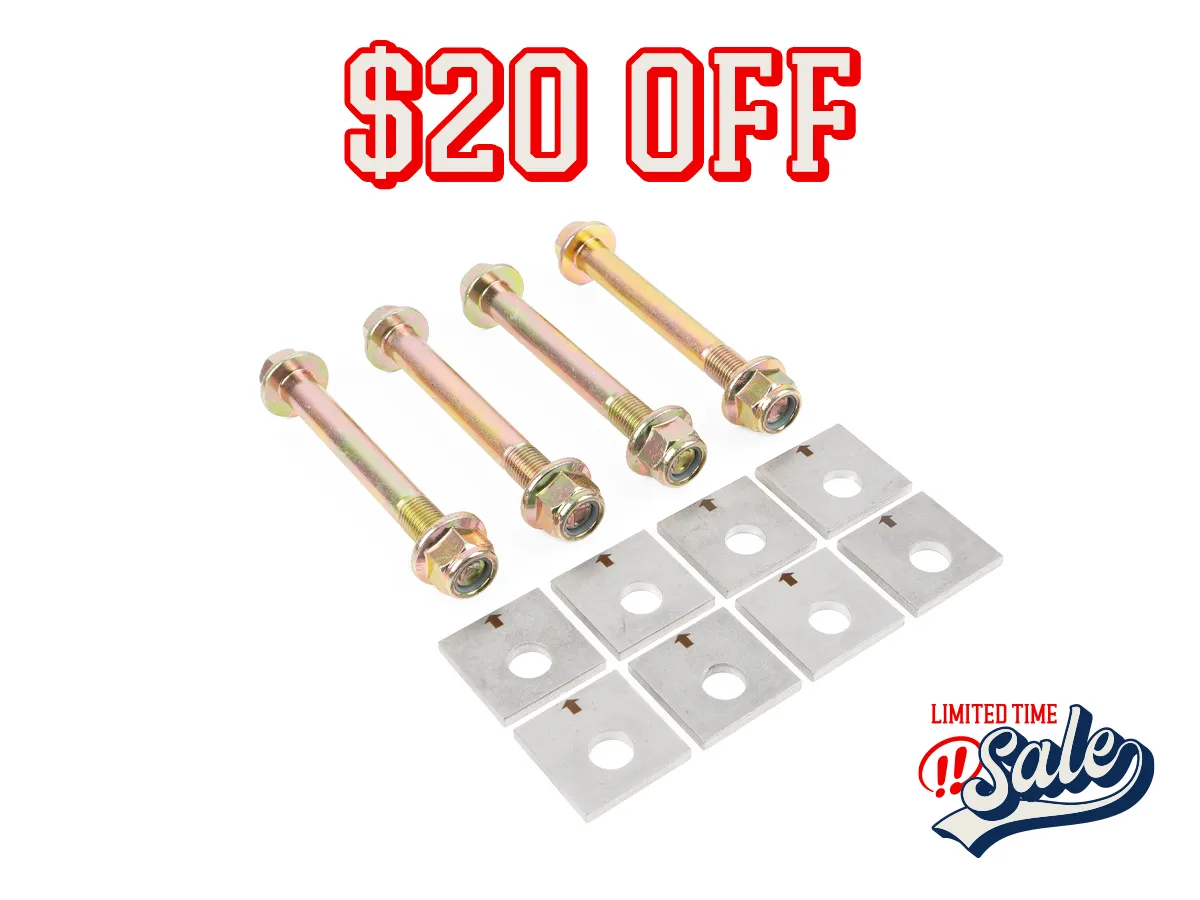Nissan Frontier Offset Eccentric Bolt Lock-Out Kit by Z1 Off-Road