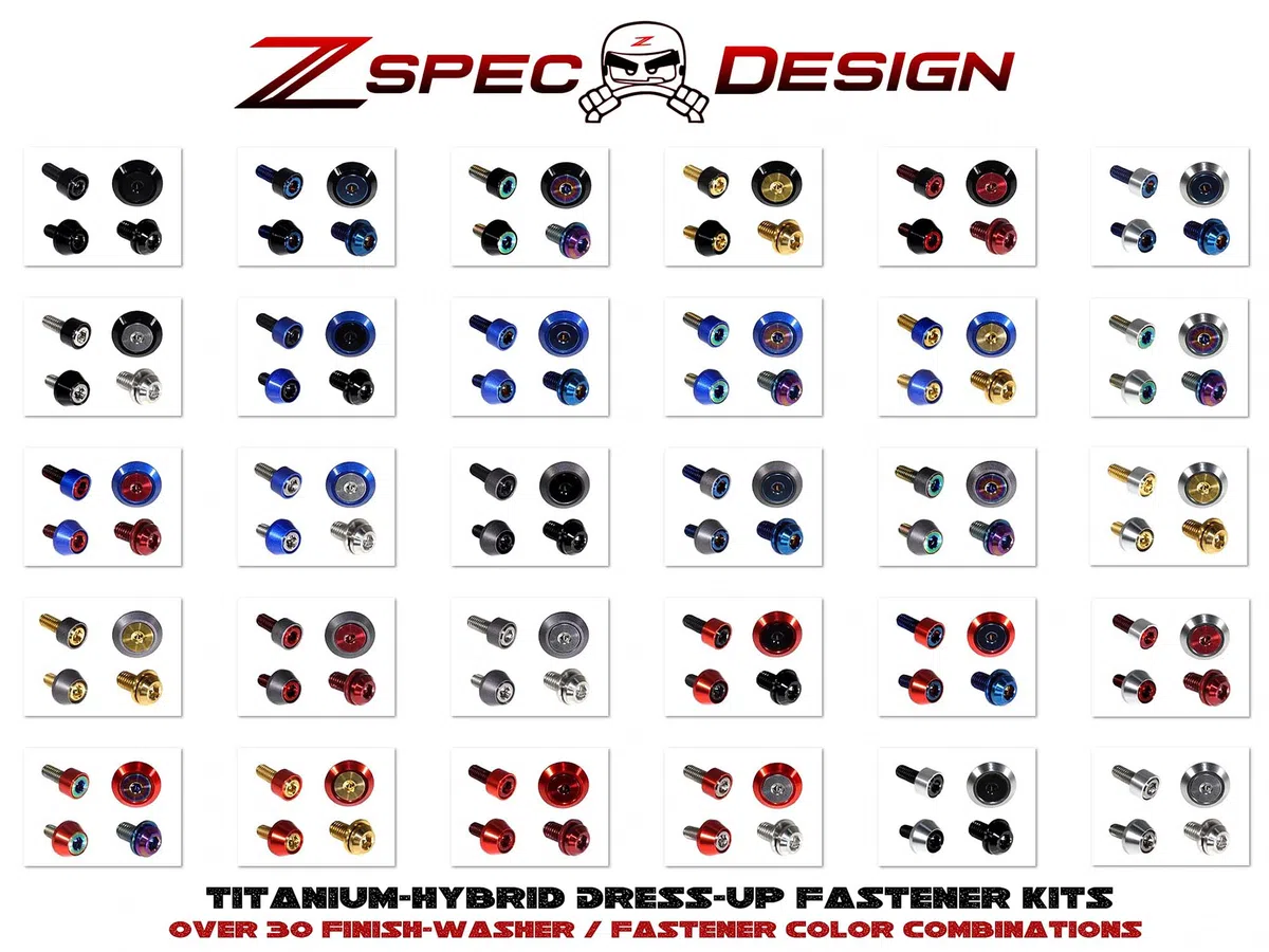 ZSPEC Dress Up Bolts® Fastener Kit, Door Jams Area for Nissan