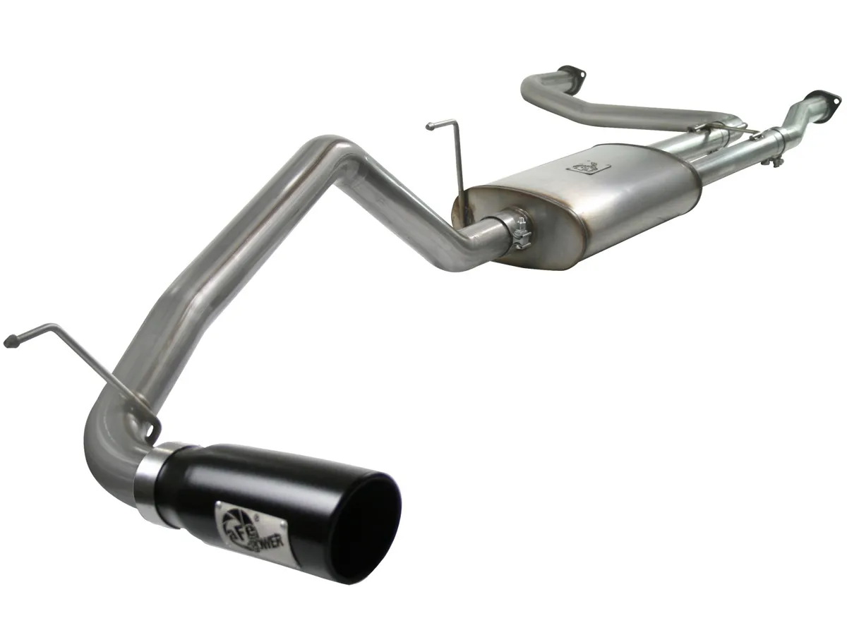 aFe 04 15 Nissan Titan Mach Force Xp Cat Back Exhaust Black