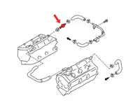 OEM 01 02 Nissan Pathfinder PCV Valve 3.5L Z1 Off Road