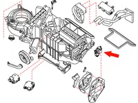 OEM 04 15 Nissan Titan Climate Control Actuator Assembly Z1