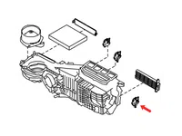 OEM 16 Nissan Titan Blend Door Actuator Z1 Off Road