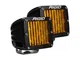 RIGID D-Series PRO DOT/SAE LED Fog Light Pod - Yellow - Pair